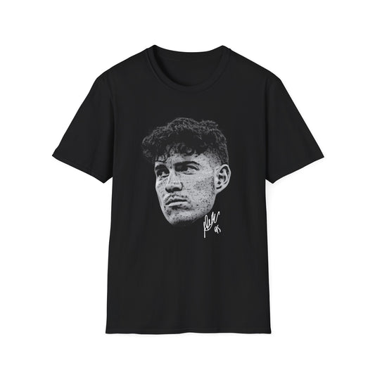Limited Edition Blue Bastoni-Inspired T-Shirt – Unique Football Art Tee