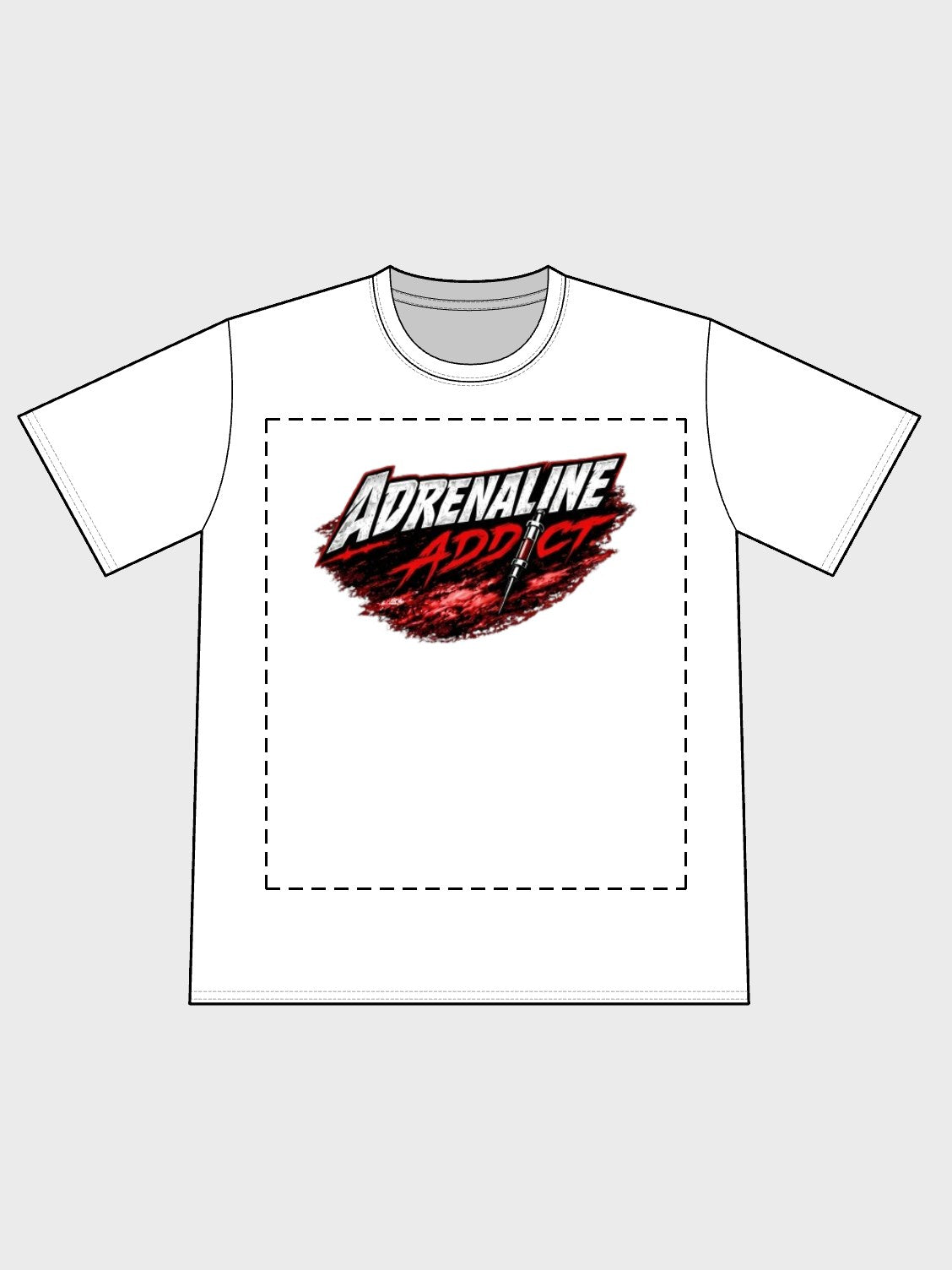 ADRENALINE ADDICT💉🔴🔴💉 - Front