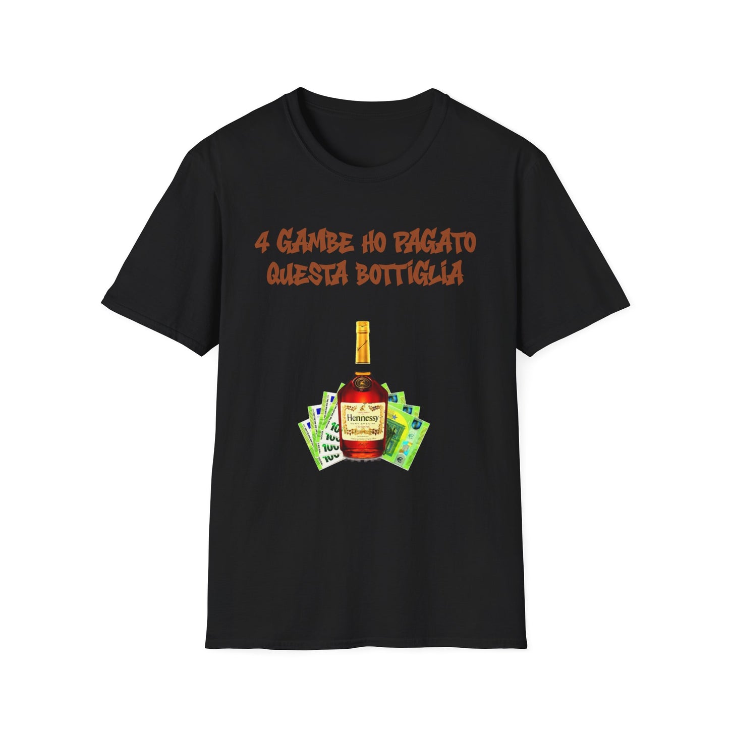 Nerissima serpe Tshirt - 4 Gambe ho pagato questa bottiglia 🐍