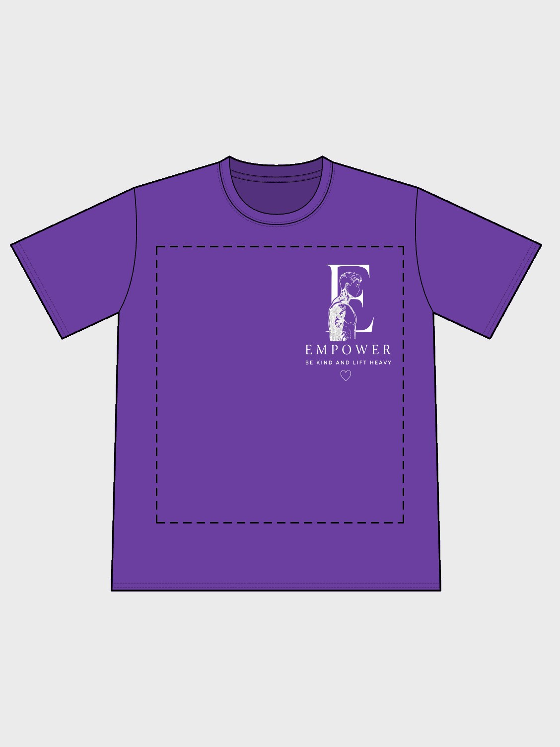 Elisa EMPOWER Uomo viola grigio - Front