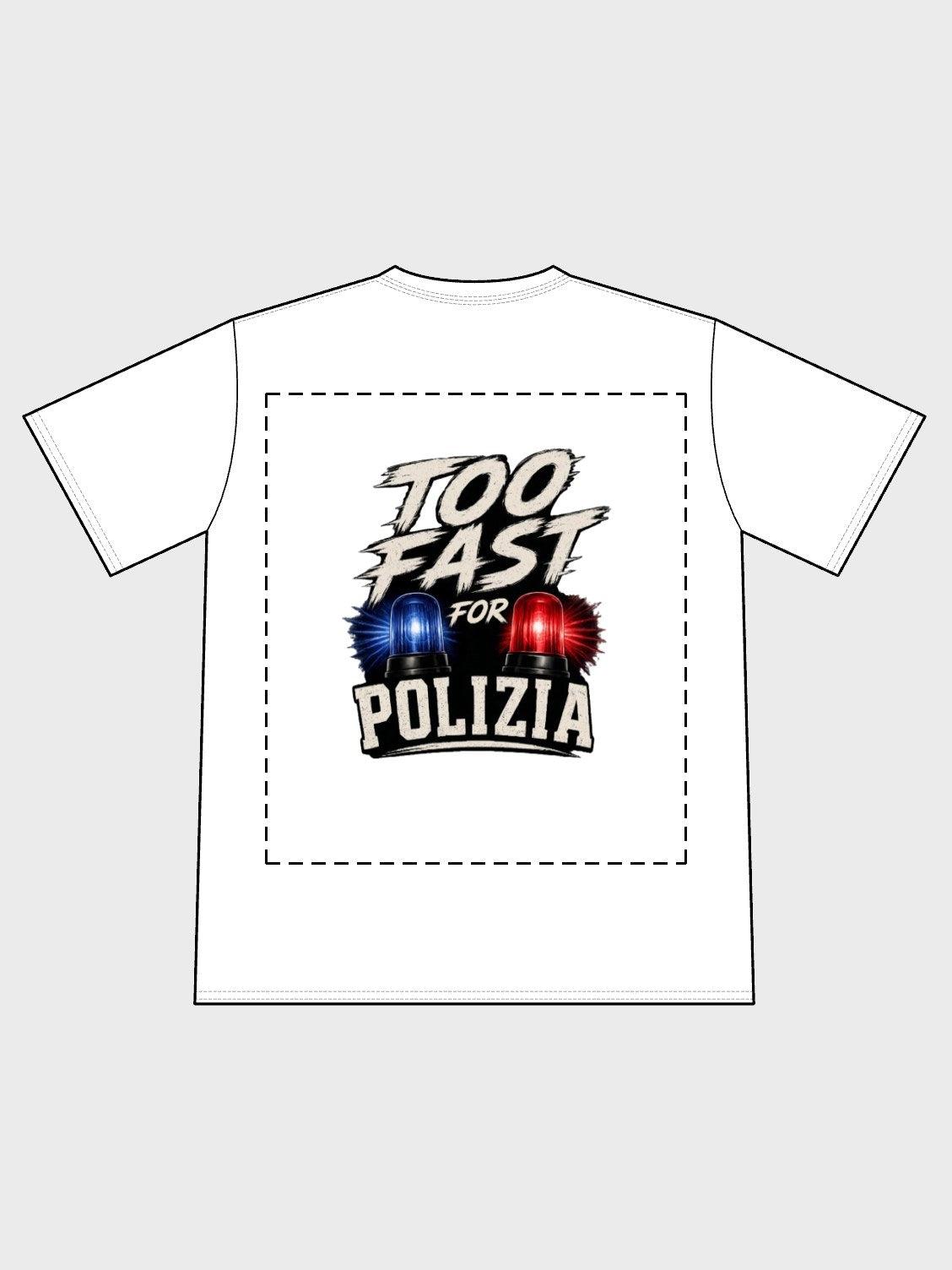 Too Fast For Polizia 👮🏻‍♂️💨 - Back