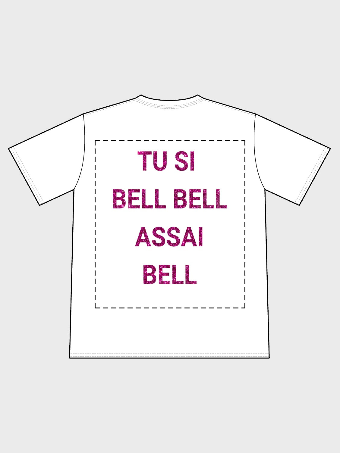 Maglia ‘Tu si bell bell assai bell’ nera - Back
