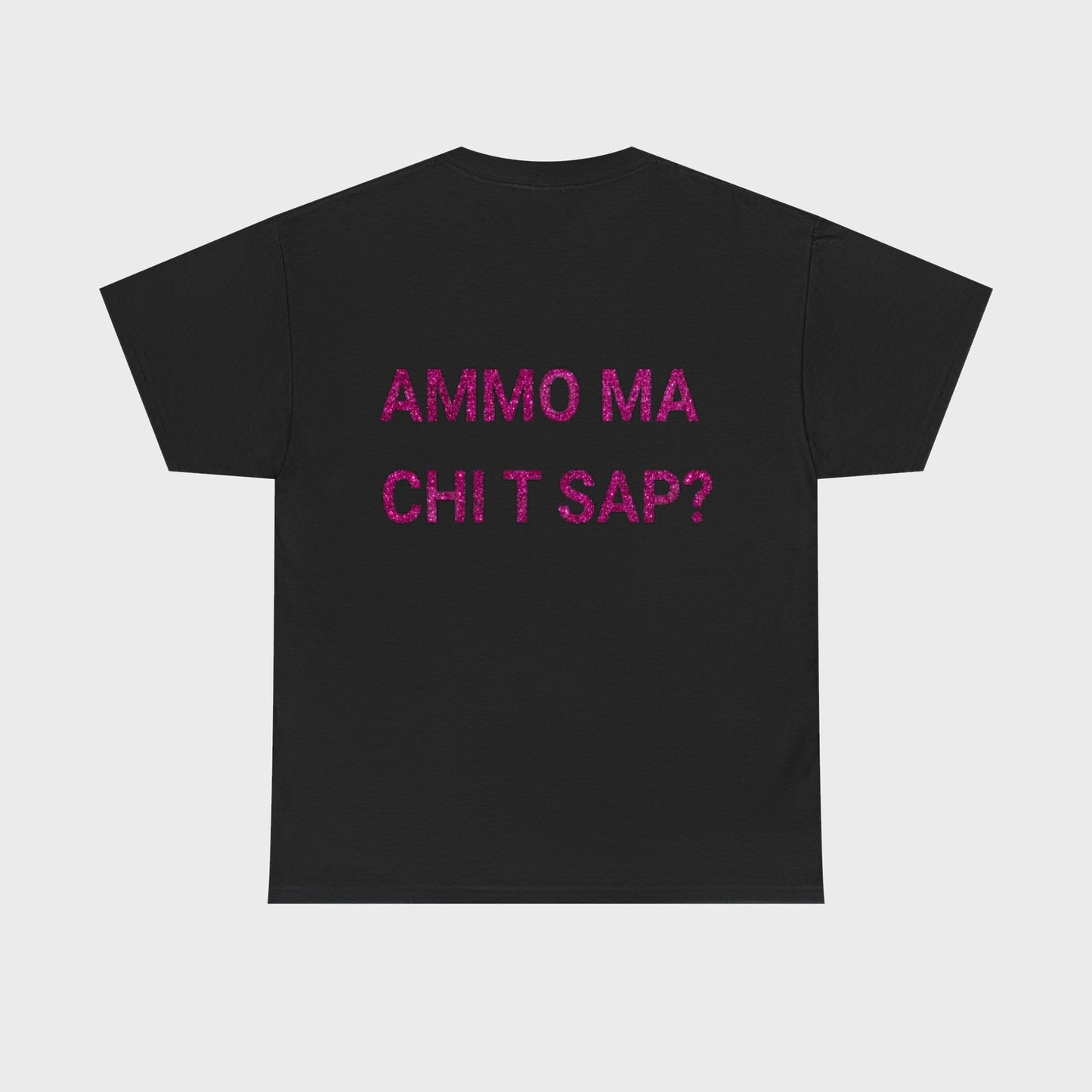 Maglia ‘Ammo ma chi t sap?’ Nera tiktok - Retro