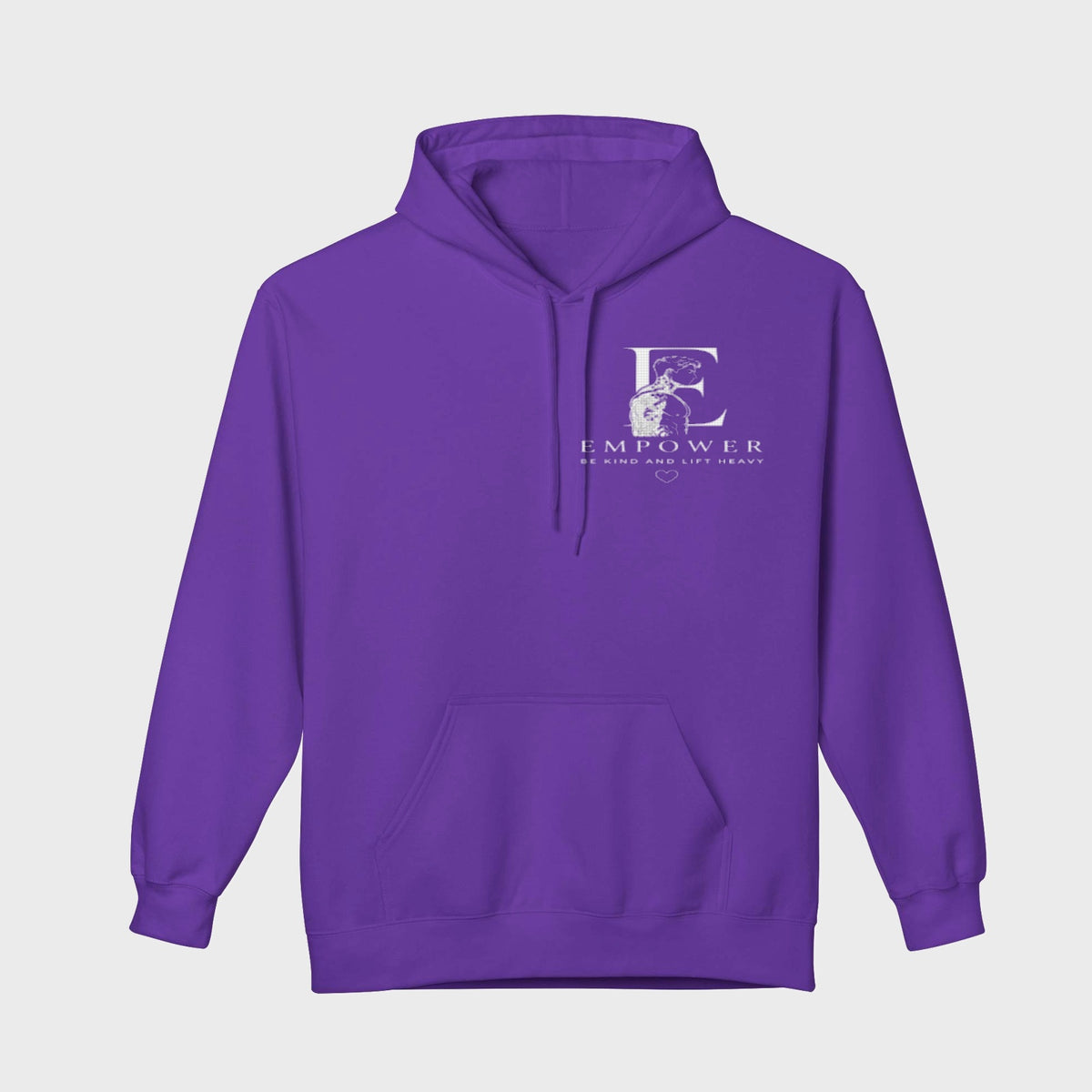 Felpa EMPOWER Logo Uomo Viola - Fronte