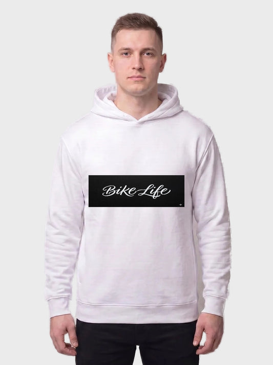 Bike life test hoodie - Fronte