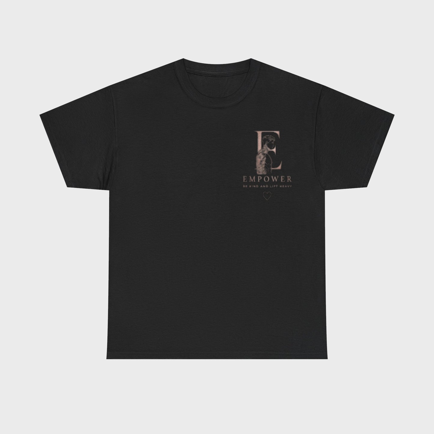 T-Shirt EMPOWER uomo Elisa Priano ⚪️💪⚫️ - Fronte