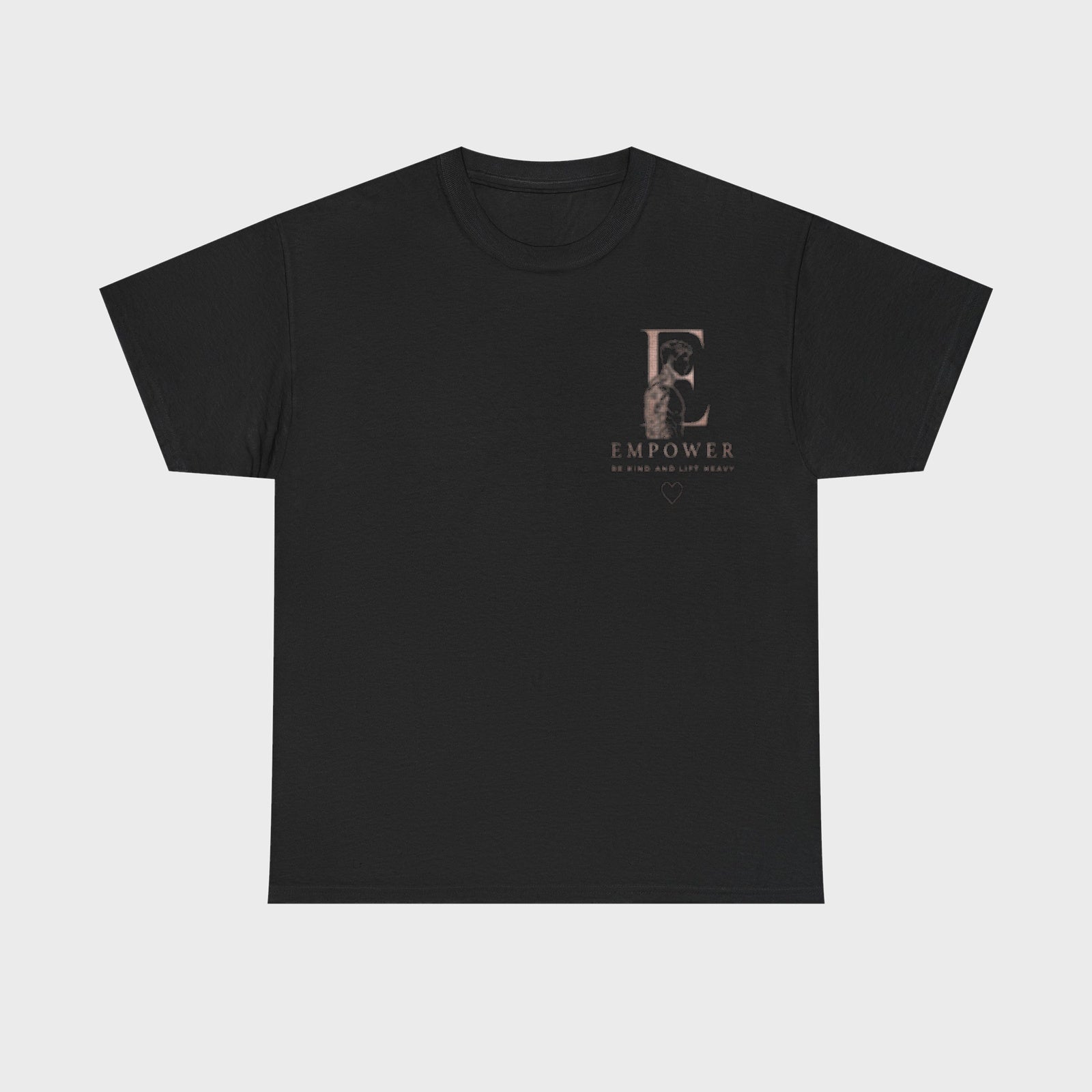 T-Shirt EMPOWER uomo Elisa Priano ⚪️💪⚫️ - Fronte