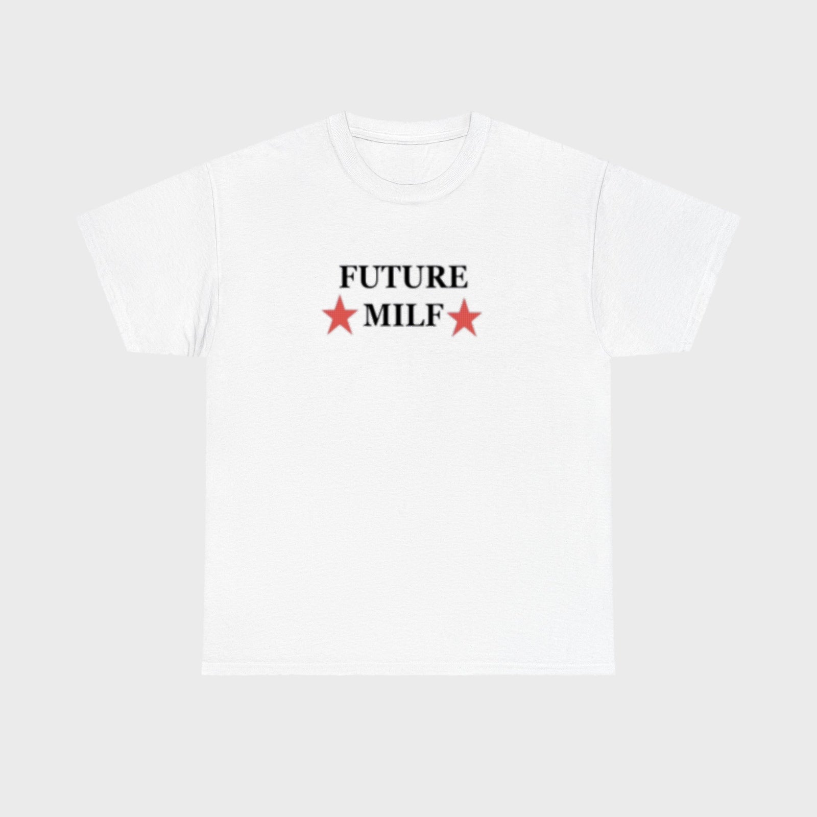 Future MILF retro logo white tee - Fronte
