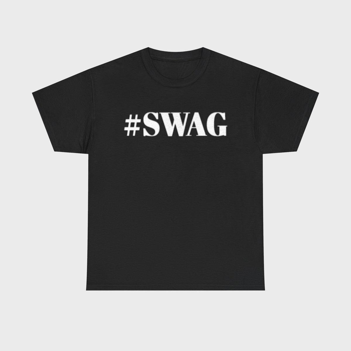 T-shirt SWAG BLACK - Fronte